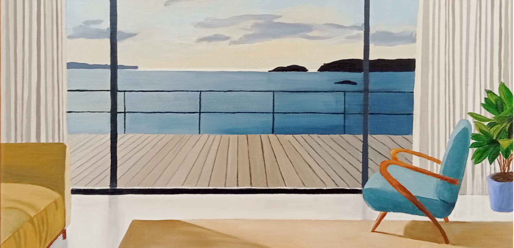 Gabriel Riesnert Artiste Plasticien Fenêtre sur mer